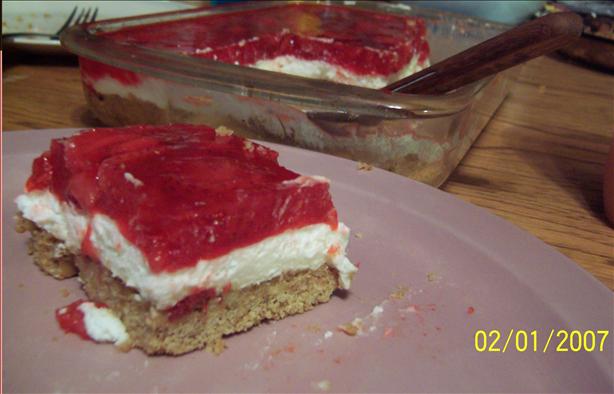 Easy Strawberry Walnut Dessert. Photo by God's_sugarcookie