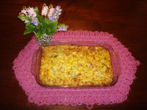 Zucchini and Bacon Bake. Photo by Michelle Berteig