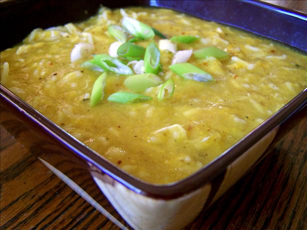 Pot O' Gold  " Cauliflower, Chicken and Rice Soup ". Photo by Rita~