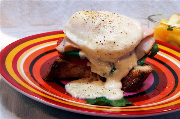Florentine Eggs Benedict. Photo by PaulaG