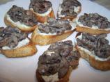 Brandy Creamed Mushrooms on Herby Cheese Toast