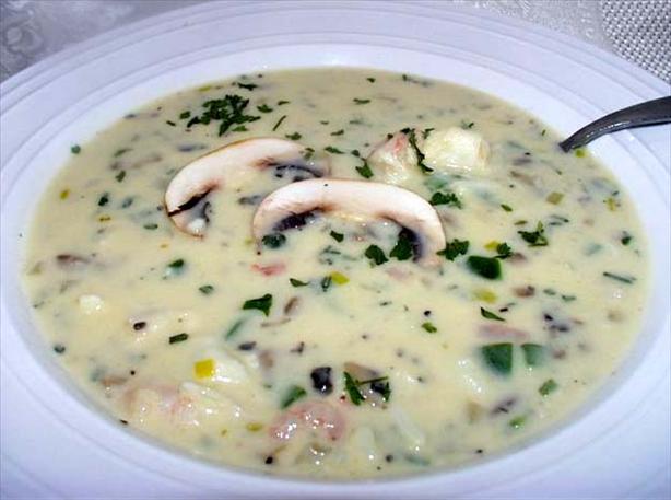 Crab and Mushroom Bisque. Photo by twissis