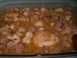 Spicy Cajun Shrimp and Sausages