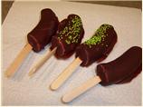Frozen Banana Popsicles