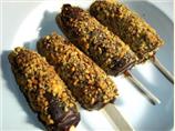 Frozen Banana Popsicles. Photo by WizzyTheStick
