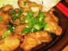 Japanese Fried Chicken Karaage With Onion Ginger Relish