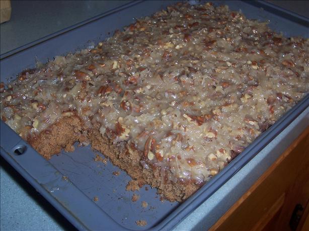 Sarah 's Oatmeal Cake With Coconut Pecan Frosting. Photo by Hill Family