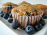 Low-Fat High Fiber Blueberry Bran Muffins