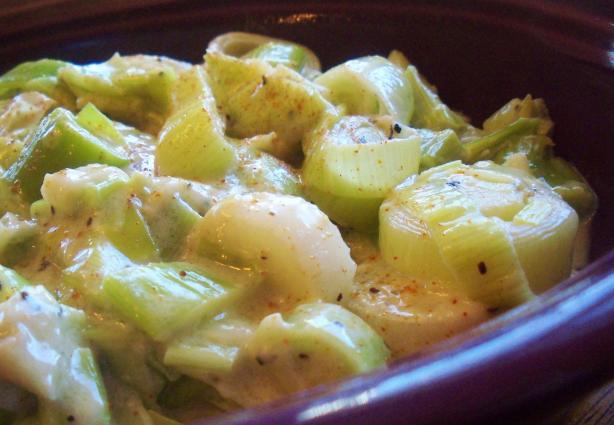 Creamed Leeks. Photo by *Parsley*