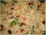 Almonds, Mushrooms, Raisins and Red Pepper Pilaf