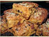 Traditional Fruity and Spiced Bread Pudding - With Brandy!