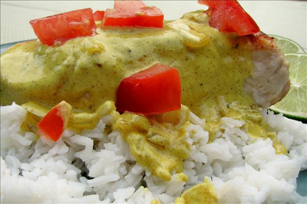 Chicken Breasts With Lime Curry Sauce. Photo by lazyme