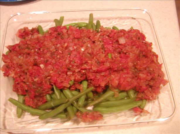 Greek Green Beans. Photo by Tia Mouse
