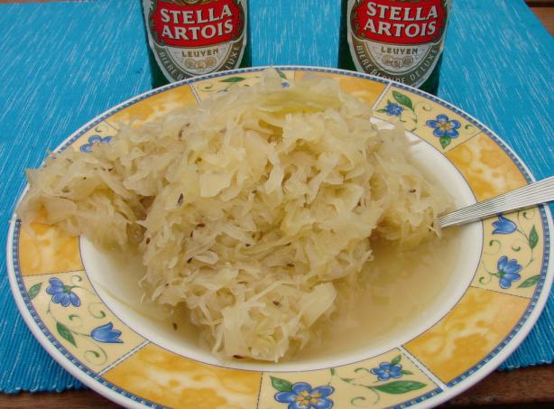 Sauerkraut With Caraway. Photo by Boomette