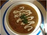 Black Bean Soup With Cilantro Cream. Photo by Tasty Tidbits