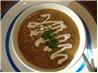 Black Bean Soup With Cilantro Cream. Recipe by Nic