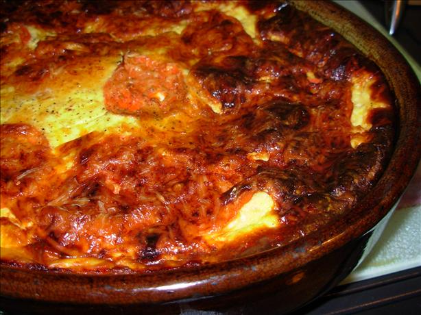 French Tian D' Aubergines - Gratin of Aubergines/Eggplant. Photo by French Tart