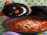 Vegetarian Eggplant (Aubergine) Soup. Recipe by Kiwiwife