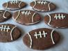 Fabulous Filbert Football Cookies Aka Super Bowl Cookies. Recipe by Brenda.