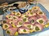 Easy Pickle-In-The-Middle Bologna Wrap Appetizers. Recipe by Kittencalskitchen