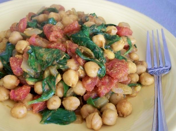 Spinach and Chickpea Curry. Photo by *Parsley*
