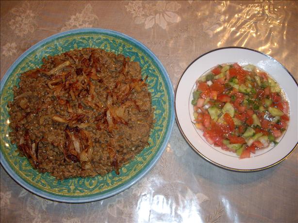 Lentils Couscous Recipe. Photo by Hommus