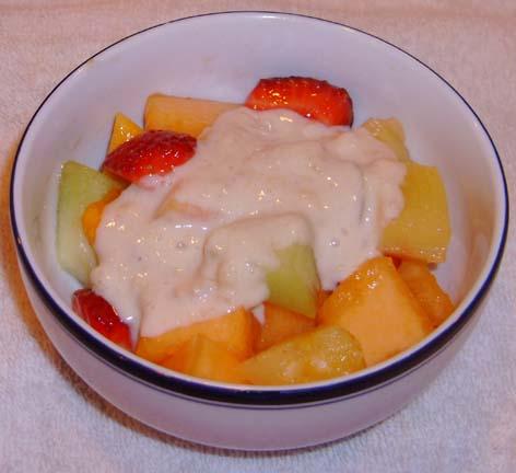 Hawaiian Fruit Salad With Banana Dressing. Photo by NorthwestGal