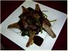 Bitter Chocolate Lamb Cutlets With Sauteed Spinach