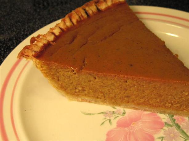 Smooth Pumpkin Pie. Photo by Kansas A
