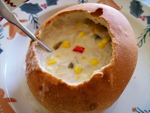 Old Mill Restaurant's Signature Corn Chowder. Photo by CindiJ