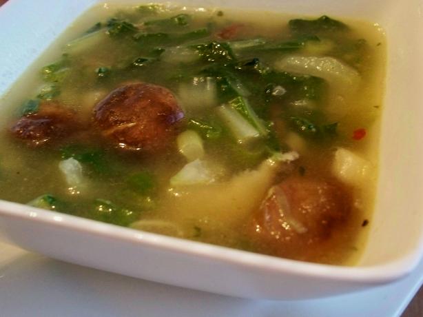 Ch'ing Ts'ai Ma Ku T'ang Mushroom and Cabbage Soup. Photo by *Parsley*