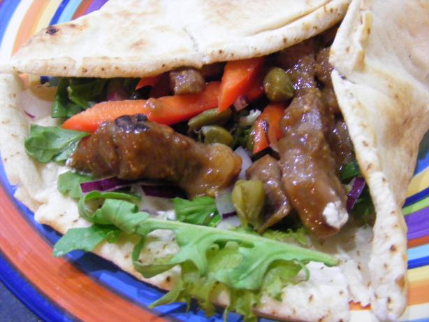 Aussie Lamb Sandwich / Souvlaki. Photo by Sara 76