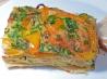 Asparagus, Zucchini, and Yellow Pepper Frittata. Recipe by Annacia