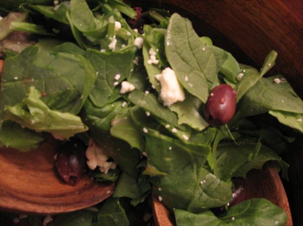 Simple Spinach Salad. Photo by Engrossed