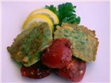 Pea and Halloumi Fritters