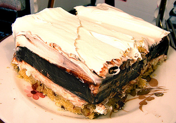 Gretchen's 4 Layer Chocolate Dessert. Photo by Lavender Lynn