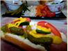 Chicago Style Hot Dogs and Fries