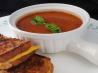 Quick Roasted Tomato Basil Soup. Recipe by Marsha Hamner