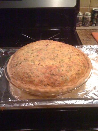 Catalina’s Yummy Broccoli, Artichoke & Cheddar Quiche. Photo by Chef #691754