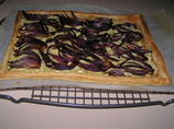 Red Onion, Goat Cheese and Basil Tart. Photo by Chrissyo