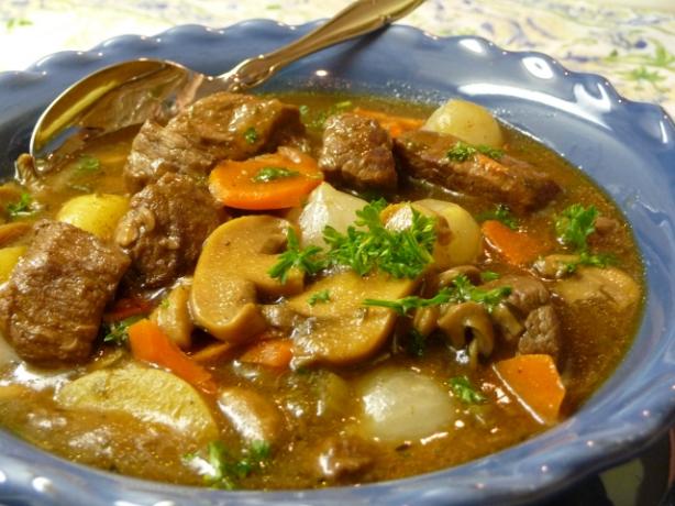 Classic Beef Burgundy Stew. Photo by BecR