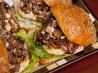 Roasted Garlic Turkey Burger W/Portabella Mushrooms