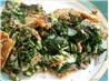 Spinach and Hot Ham Baked Pasta With a Crispy Top
