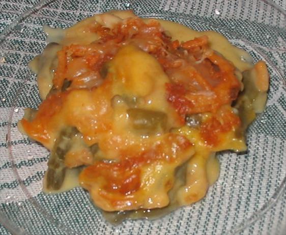 Double Cheddar Green Bean Casserole. Photo by Kat's Mom