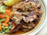 Slow Cooked Lamb With Onions and Thyme