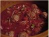 O T S Chunky Red Sauce and Meatballs. Recipe by Bill Hilbrich