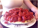 Strawberry Glazed Cheesecake. Photo by CherryRed