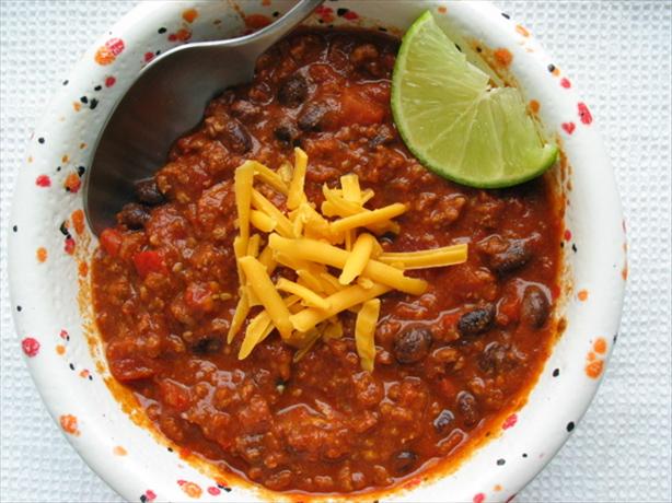 Beef Chili With Bacon and Black Beans. Photo by flower7