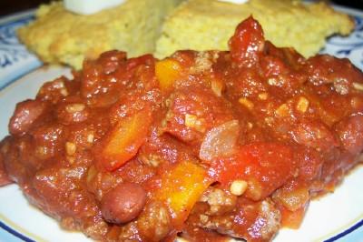 Weight Watcher's 2 Pts Slow Cooker Beef Chili. Photo by lauralie41