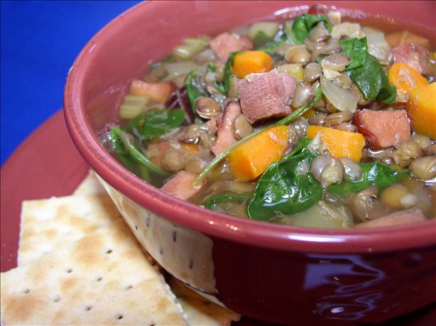 Ham and Lentil Stew. Photo by Bayhill